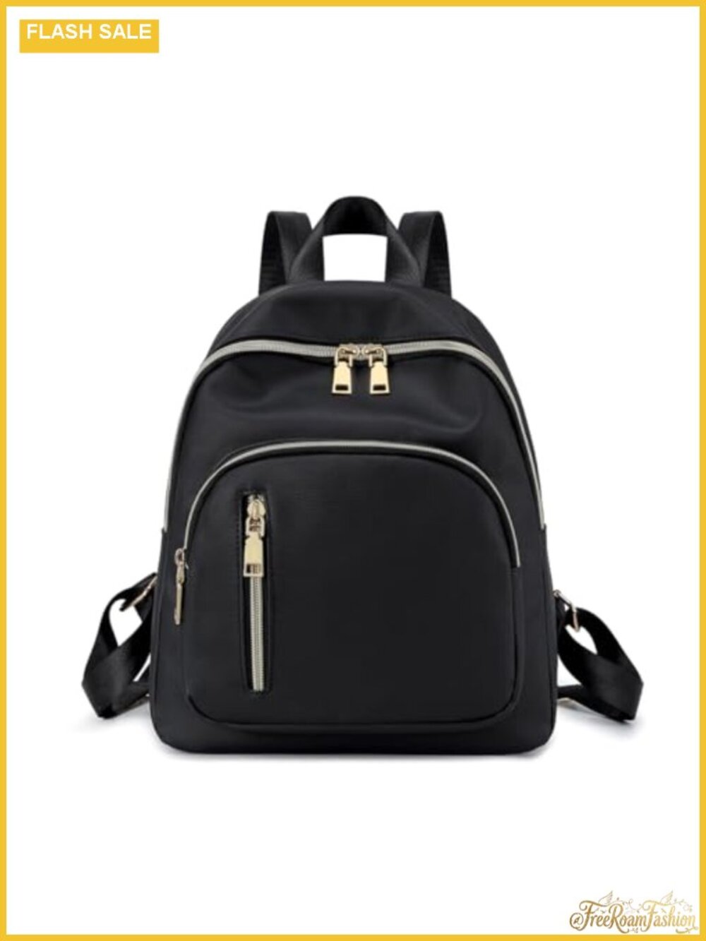 Water-resistant Nylon Mini Backpack Purse with Anti-theft Pocket, Adjustable